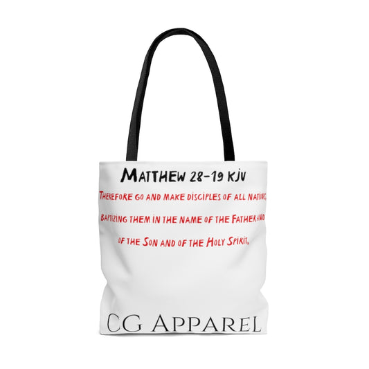 Trinity Verse Tote Bag